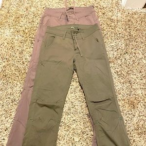 2 pair of Prana Zion pants